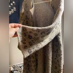 Anthropologie  Cupcakes And Cashmere Animal Print Cardigan Photo 5
