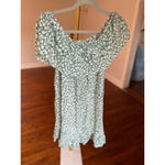 Wild Blue Dress Ditsy Floral Sadie Robertson Daisy cottagecore spring Summer Green Size M Photo 2