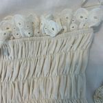 Altar'd State Altr’d State Cream Lace Crop Top Photo 2