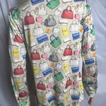 Adele Altman Vintage Button Down Purse Print Feminine Blouse Size L Size L Photo 3