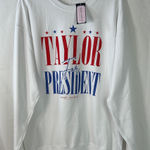 Simply Southern Simply‎ Southern "Taylor for President" white sweatshirt Size Medium-Large new Photo 0