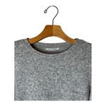 ZARA  Trafaluc Sweater Women Small Gray Knit Crew Neck Long Bell Sleeve Pullover‎ Photo 3