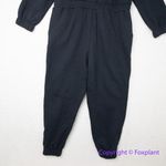 Eloquii New!  black fleece zipped front elastic waist jumpsuit, size 18‎ Photo 9
