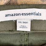 NWT Amazon Essentials Dark Olive Chino Pants XXL Short Green Size 2X Photo 4