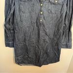 Universal Threads Universal Thread Denim Shirt Dress Dark Wash Photo 3