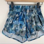 Lululemon Tracker Short Sz 4 Blue Sun Dazed Print Athletic 4” Inseam Photo 11