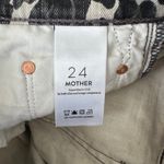 MOTHER The Vagabond Mini Fray Skirt in Greyscale Spot On Gray Size 2 Photo 9