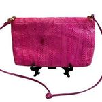 Saks 5th Avenue Vintage SAKS FIFTH AVENUE Snakeskin Shoulder Bag Clutch Photo 0