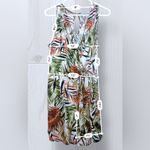 Emma & Michele  Women’s Tropical Leaf Casual Summer Romper Photo 4