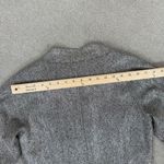 Jon by Teri Jon Open Mock Neck Metallic Belted Topper Jacket Silver Black Size 8 Photo 13