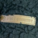 Free Country  Women’s Black Teddy Bear Zip-Up Sleeveless Vest with Pockets-Large Photo 10