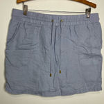 Ellen Tracy Company ‎ linen skort light blue women’s size large casual Photo 0