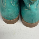 Diesel Teal Leather Wingtip Lace Photo 3