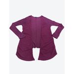 American Eagle Outfitters Maroon Open Front Cardigan Sweater Size Small Petite Photo 4