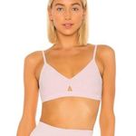 Alo Yoga AloSoft Sports Bra in light pink  Photo 0