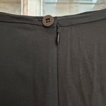 DD Collection Silk Black Ruffle Hem Midi Skirt Work Career Cocktail Size 14 Photo 3
