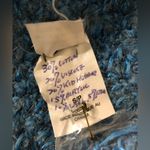 Vintage Vivienne Poy handmade full zip designer artsy sweater small pockets rare Blue Photo 6