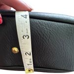 Elegant Black Bucket Faux Leather Tote Bag Photo 5