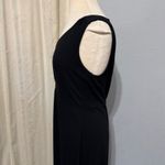 Boden Women Black V Neck Sleeveless Maxi Dress Flowy Empire Waist Ruched Sz 14R Photo 7