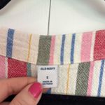 Old Navy  striped linen blend pocket front dress small Photo 4