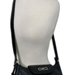 Brighton  Black Pebbled Leather Crossbody Purse Red Interior Small Classic Bag Photo 0