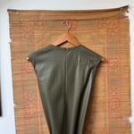 Modern Citizen  Pilar Faux Leather Dress in Olive Green size small Photo 8