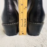Deltan, women's Sz 9 black leather zip Photo 12