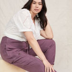 Anthropologie Linen Cargo Pants Photo 0