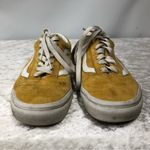 Vans  Size W7.5 M6 Mustard Yellow White Suede Old Skool Sneaker Scotchgard shoes Photo 2