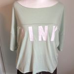 PINK - Victoria's Secret New Victoria’s Secret Pink Soft Logo Print Oversized Short Sleeve Lounge Tee Photo 5