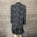 Vintage Studio by Michelle Stuart navy white Polkadot jacket & skirt size medium Blue Photo 6