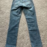 Armani Exchange NWT Low Rise Straight Leg Denim Jeans Women’s Size 2 Tall Blue Photo 7