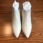 BALLY ALANNA Leather Ankle Boots in Bone White Women’s Size 8 Photo 5