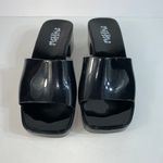Mad love Women's Marni Jelly Slide Mule Heels Black - Size 6 Y2K Photo 3