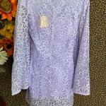 Unique Vintage NWT VINTAGE SMAK PARLOUR Lavender Floral 60’s Mini Dress | SMALL Photo 6