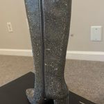 INC I.N.C Paiton Block-Heel Silver Grey Knee High Boots 7M Photo 6