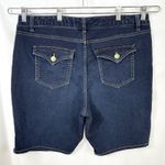 d. Jeans Plus Size 18W Denim Shorts Dark Wash Blue Bermuda Shorts 11 Inch 994 Photo 1