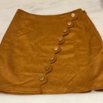 Cupshe  Faux Suede Mini Skirt Photo 0