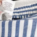 Boohoo Nautical Stripe Split Wide Leg Pants Size Medium Photo 6