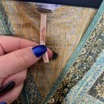 Free People  Aliya Long Sleeve Print Tunic In Tobacco Flower SM Photo 3