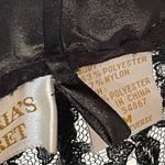 Victoria's Secret Vintage Gold Label Satin & Lace Teddy Bodysuit XS/S Photo 10