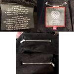 Vince Camuto  Black Shearling Moto Zip Winter Coat Medium New Photo 6