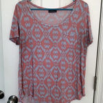 Market & Spruce ‎ Size Large Printed Short Sleeve Top Photo 0