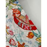 RIXO Camile Ruffle Linen Blend Mini Dress Size M White Size M Photo 3