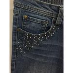 Southpole Juniors  Boot Cut Medium Wash Flap Pocket Jeans with Rhinestone Bling 7 Photo 2