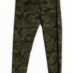 Onzie Pants Womens XSmall Capris Green Camo High Rise Leggings Camouflage Photo 0
