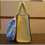 ALDO EUC Pastel Yellow Crossbody Shoulder Hand Bag Scarf Preppy Whimsycore Twee Photo 1
