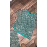 Caroll Paris Floral Top & Skirt Set spring formal classic designer luxury summer Green Size 6 Photo 5