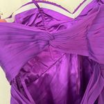 La Femme NWT strapless sweetheart electric purple gown prom dress size 2 Photo 41