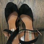 Steve Madden Black Suede Platforms Photo 2